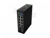 Lanberg Przełącznik Light ILFE-8P-1GE-1S-120 Light Industrial POE 4XBT 4XAT  SFP+ ETH DIN FAST Ethernet